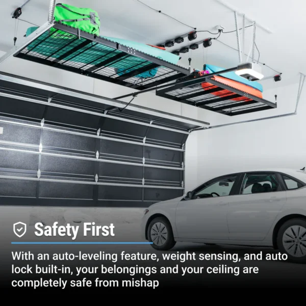 Smarter Home 4x8 Garage Storage Lift (stores up to 325 lbs) - Image 5