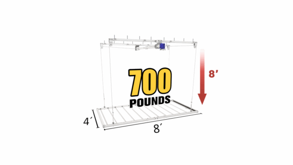 Easy Lift Garage Lift 4'x8' 700lbs. - Image 7